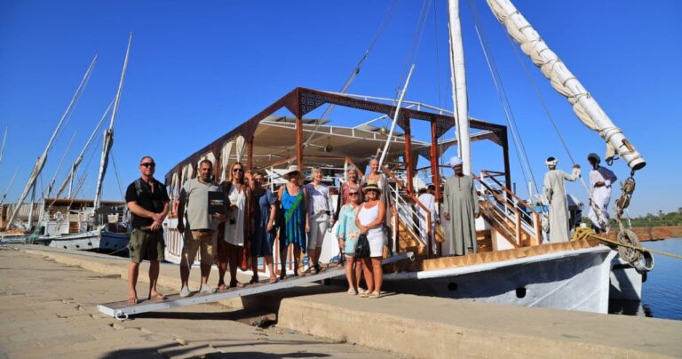 Croisière de 3 nuits sur le Nil en Dahabiya d'Assouan à Louxor