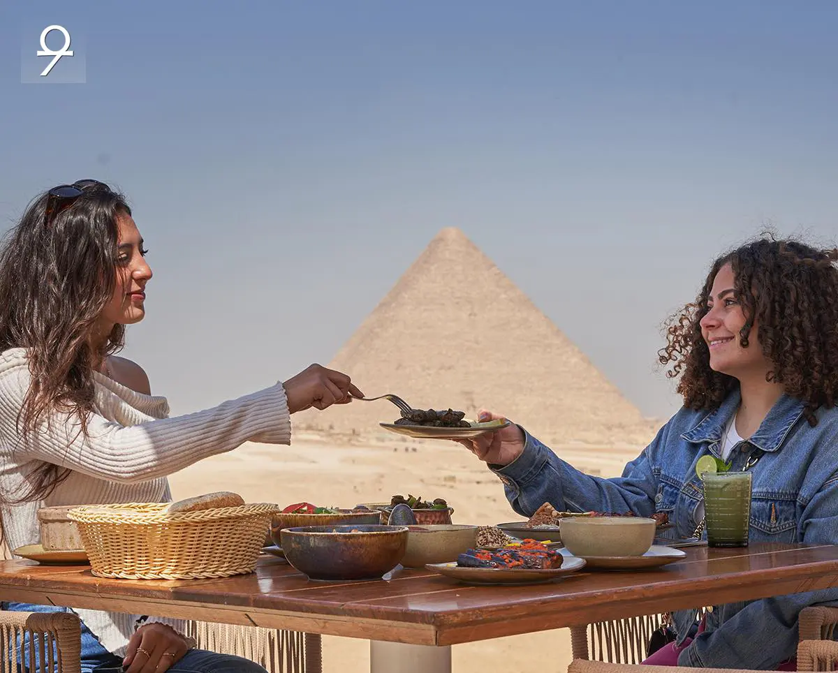 Pyramids Day Tour with 9 Pyramids Lounge Restaurant from Cairo