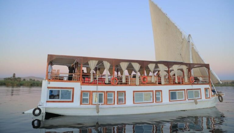 5 dages Queen Nefer Dahabiya Nilkrydstogt fra Luxor til Aswan