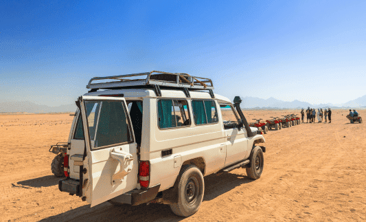 Desert Safari Trip by jeep from Makadi