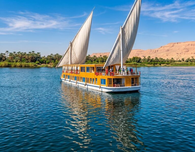 Férias no Nilo em Dahabiya de Aswan a Luxor